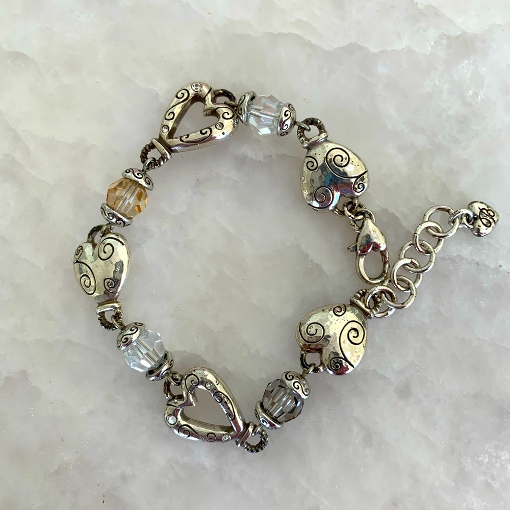Brighton sterling silver heart bracelet
